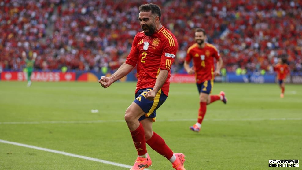 卡瓦哈尔为西班牙队再添第三名