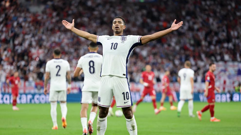 裘德·贝林汉姆帮助英格兰队领先