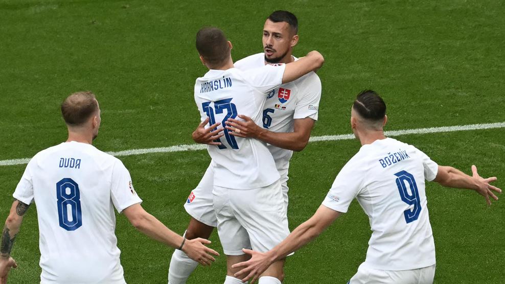 伊万·施兰茨和斯洛伐克庆祝