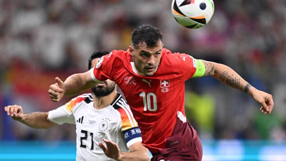瑞士 vs 德国 本场最佳球员：格拉尼特·扎卡